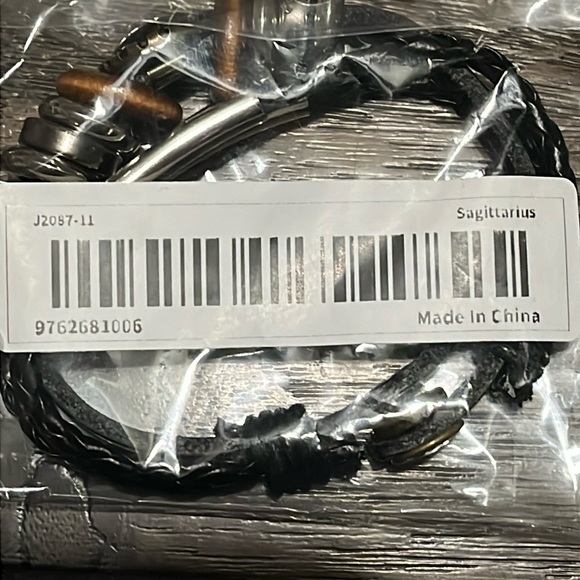 SAGITTARIUS Constellation Beaded PU Leather And Charm Bracelet ♐️ - Picture 4 of 5